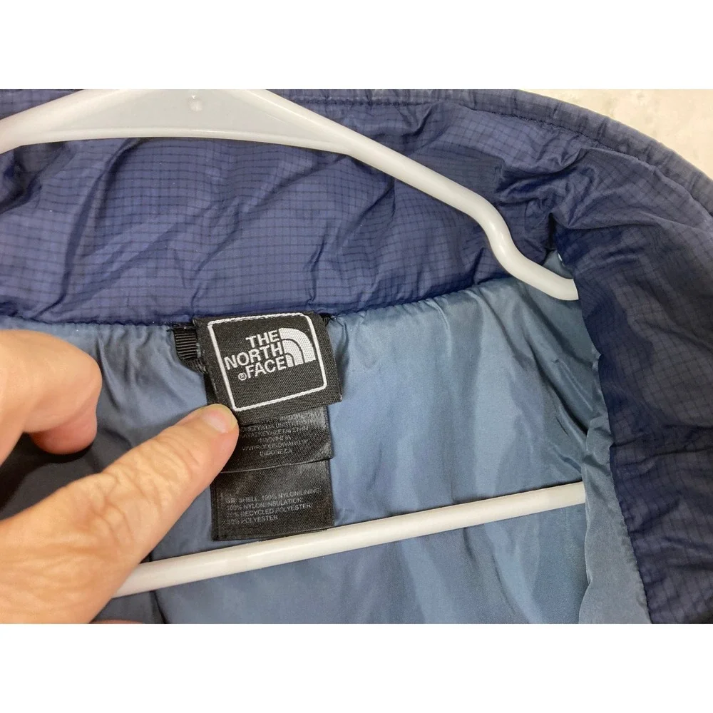 The North Face Thermoball Eco Vest Mens XXL Navy Blue Quilted Puffer